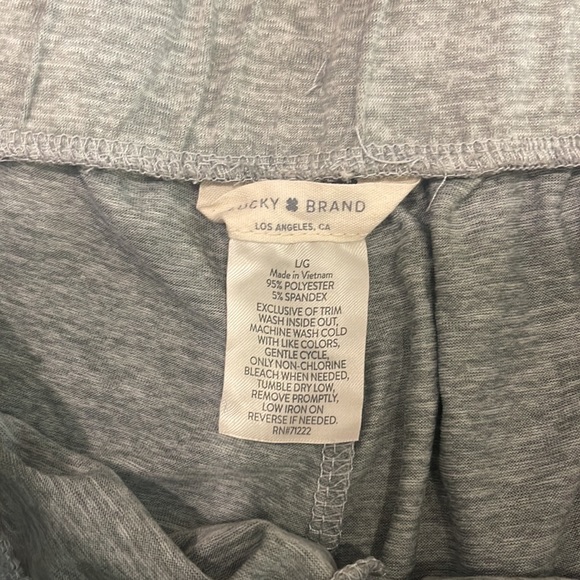 Lucky Brand Gray Sweatpants Size L - Picture 3 of 3